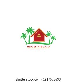 Logo del icono de la casa verde
