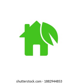 Green house icon on white background, vector illustration