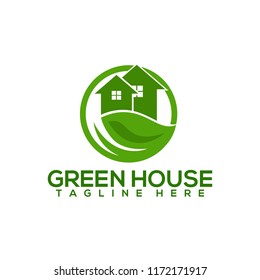 Green House Logo Design