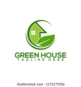 Green House Logo Design