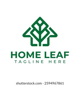 Green house logo design with creative modern concept Vector	
