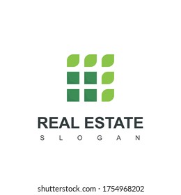 green house logo Design Template