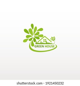 green house logo, design, vector logo for your business