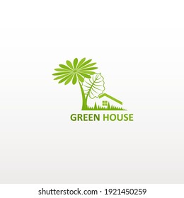 green house logo, design, vector logo for your business