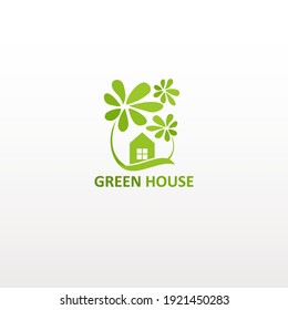 green house logo, design, vector logo for your business