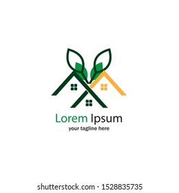 green house logo icon vector template
