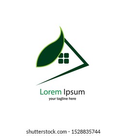 green house logo icon vector template
