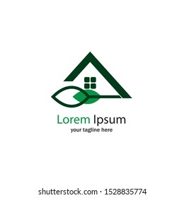 green house logo icon vector template
