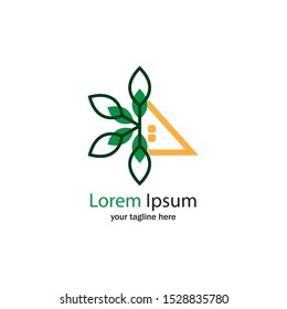 green house logo icon vector template
