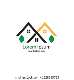 green house logo icon vector template
