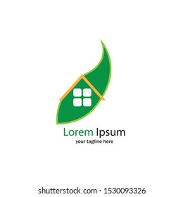 green house logo icon vector template
