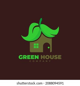Ideas del logotipo de la casa verde - logotipo sencillo y moderno