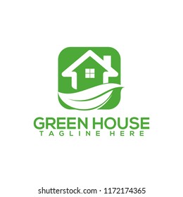 Green House Logo Template