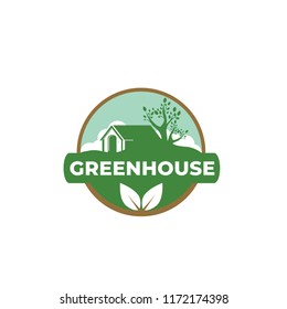 Green House Logo Template