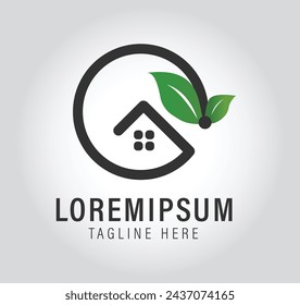 Green House Logo Template House logo design, Logo templates, Home With Garden logo