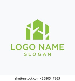 Green House Logo Template House logo design, Logo templates, Home logo