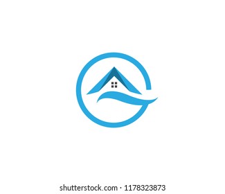 green house logo vector