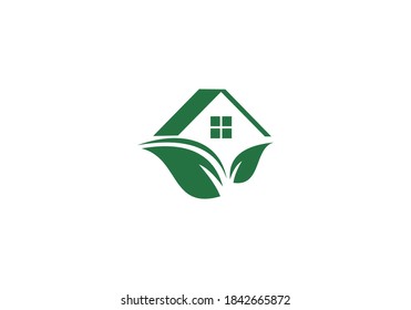 green house logo vector design