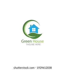 Plantilla vectorial del logotipo de la Casa Verde