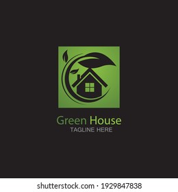 Plantilla vectorial del logotipo de la Casa Verde