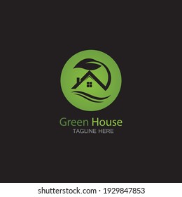 Logo-Vorlage für Grünes Haus