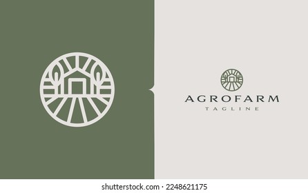Logo de la Monolina de la Casa Verde. Símbolo universal creativo premium. Plantilla de logotipo del icono de signo del vector. Ilustración del vector