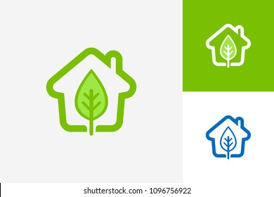 Green House Simple Logo Template Design Vector, Emblem, Design Concept, Creative Symbol, Icon