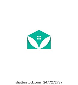 Green House Solutions Diseño de logotipo ecológico de vida