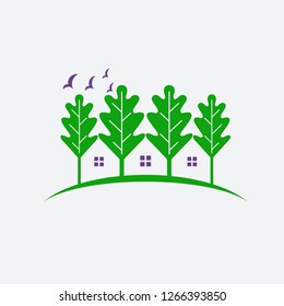 Green House Vector