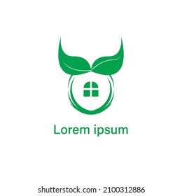 green housing logo or logo for agricultural business