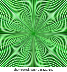 Green hypnotic abstract star burst stripe background - vector exlosive design