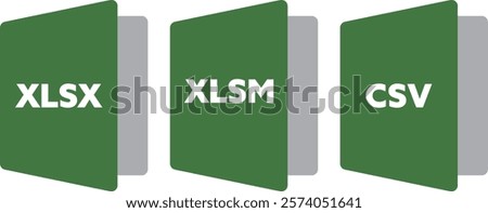 Green icon in Excel file