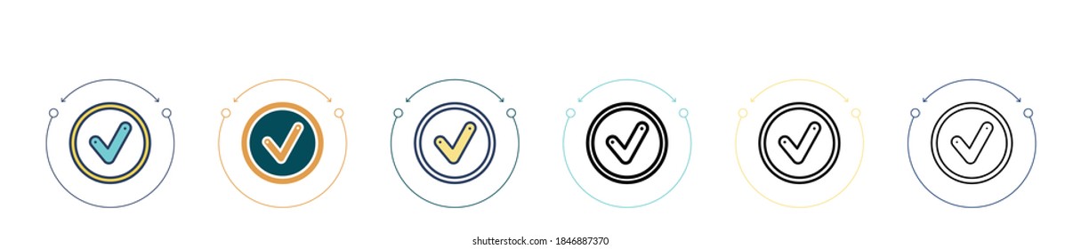 Green icon in filled, thin line, outline and stroke style. Vector illustration of two colored and black green vector icons designs can be used for mobile, ui, web
