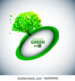 Green icon illustration