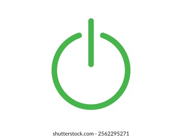 Green icon label to turn off or on