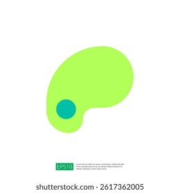 Green Icon Representing Farming Practices and Sustainable Agriculture in Vibrant Landscape Setting