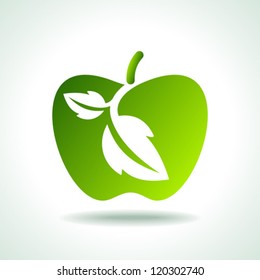 green Icon save environment concept