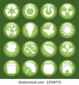 Green icon set