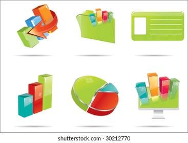 green icon set and the red arrows 7