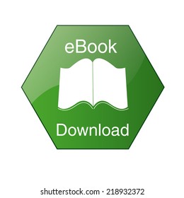 a green icon with white text and a silhouette of an ebook