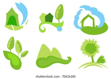 Green icons