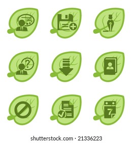 Green icons, set 02