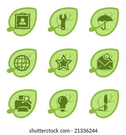 Green icons, set 09