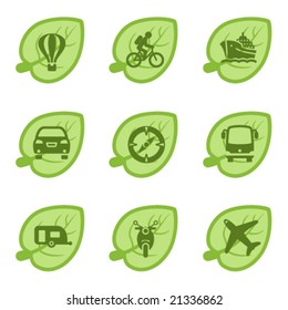 Green icons, set 20