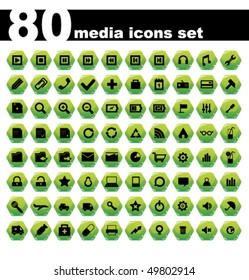 green icons set