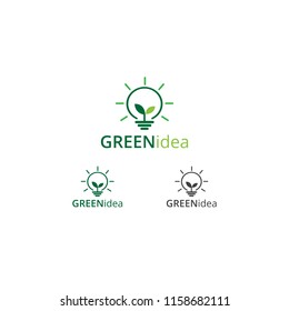 green idea, a design for business, web etc
