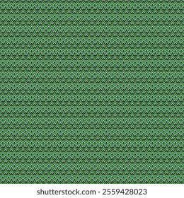 Green IKAT Geometric Seamless Background