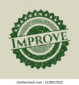 Green Improve distress grunge seal
