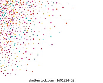 Green Independence Dot Illustration. Yellow Fun Shine Backdrop. Christmas Banner. Carnival Color Invitation.