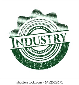 Green Industry distressed rubber texture